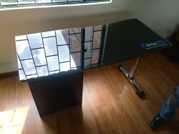 ESCRITORIOS DE VIDRIO LINEAL 